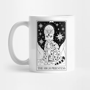 The High Priestess Tarot Card As A Cat Mug